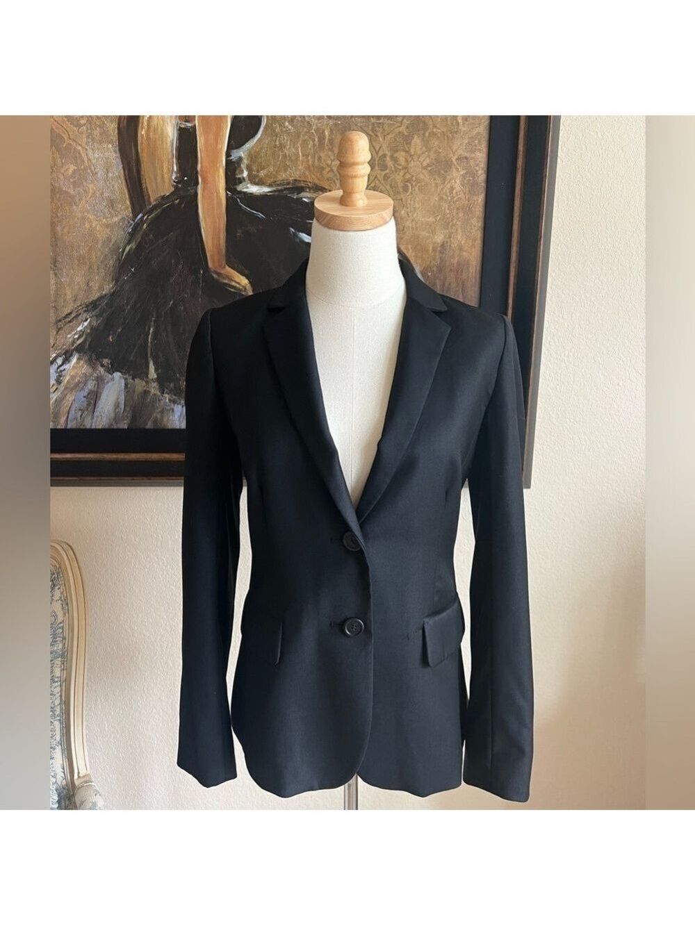 J. Crew Black Blazer Size 2